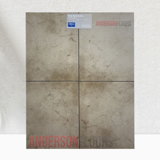  COREtec Vinyl Tile 6 mm - Raw Terra Cotta