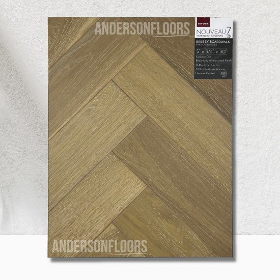 Biyork Nouveau 7 Bespoke Herringbone - Breezy Boardwalk Biyork Nouveau 7 Bespoke Herringbone - Breezy Boardwalk