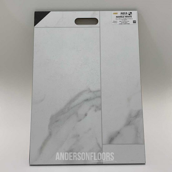 NAF AquaTile Vinyl Tile - Marble White