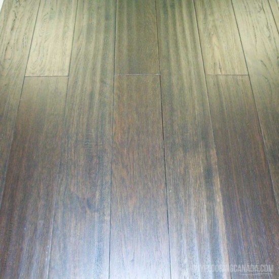 Golden Choice Flooring Solid Hickory 5" x 3/4" - Midnight