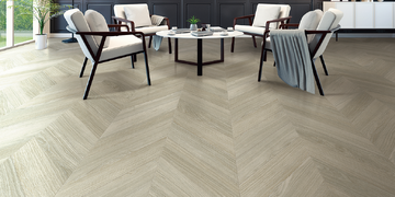 Twelve Oaks - Khaki Chevron
