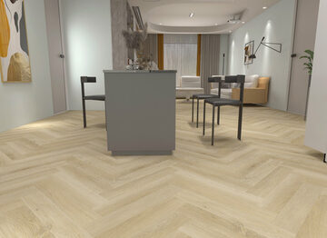 Vinyl Herringbone Collection - H04 Light Champagene