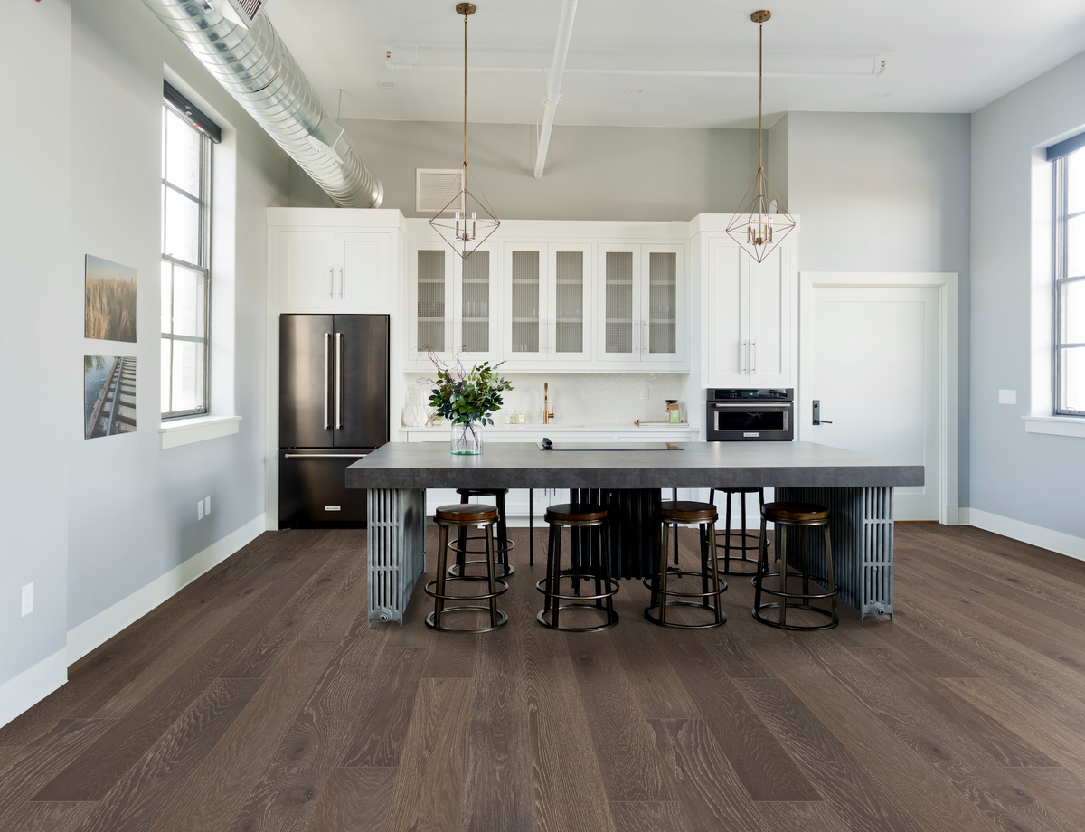 Biyork Nouveau 8 European Oak - Black Truffle