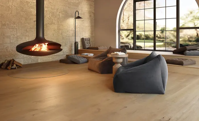 Mercier Flooring - Hard Maple Idol Emblem