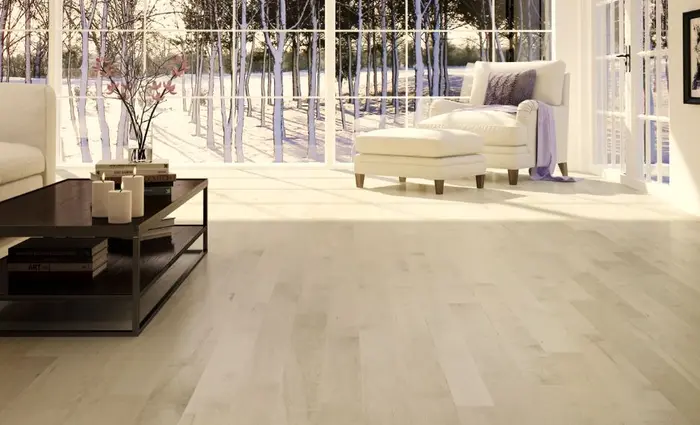 Mercier Flooring - Hard Maple Ivoor Design +