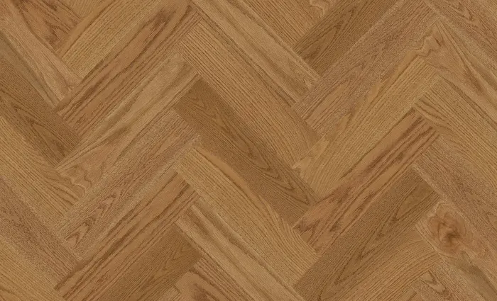 Mercier Flooring - Red Oak Toast Brown Herringbone