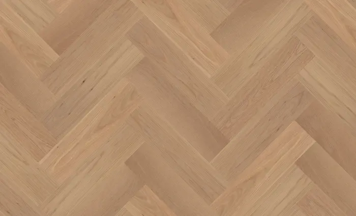 Mercier Flooring - White Oak Naked Herringbone
