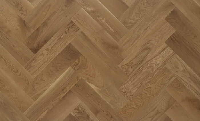 Mercier Flooring - White Oak Natural Herringbone