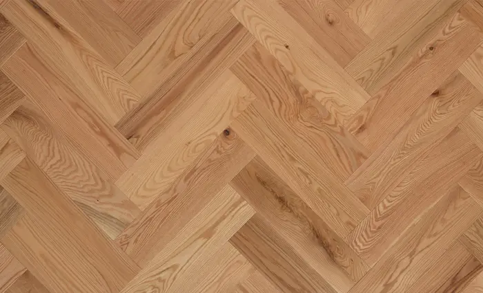 Mercier Flooring - Red Oak Natural Herringbone