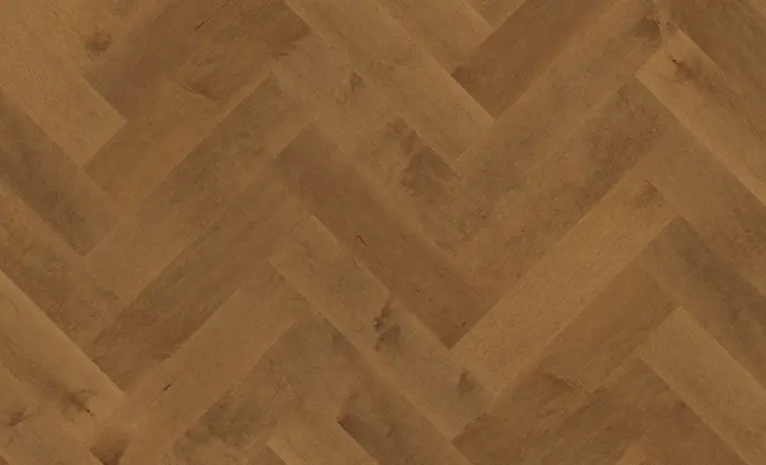 Mercier Flooring - Hard Maple Gunstock Herringbone