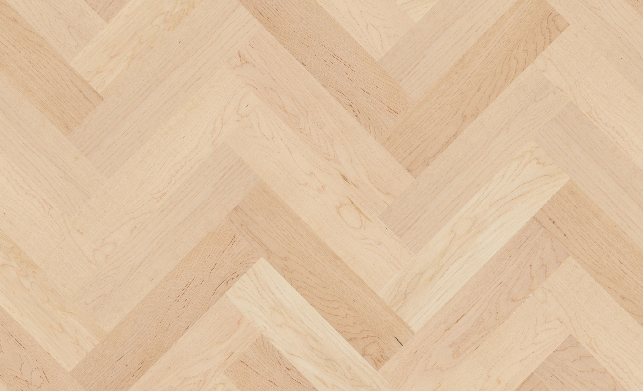 Mercier Flooring - Hard Maple Naked Herringbone